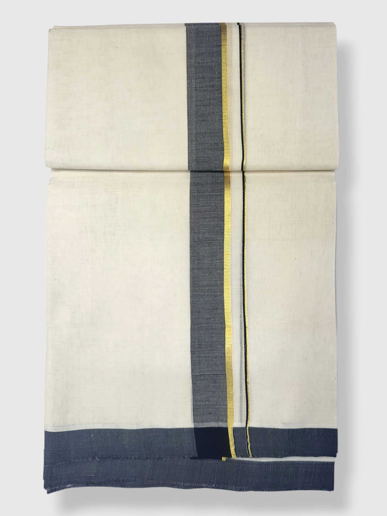 Kerala Balaramapuram Pure Cotton Handloom Mundu/Dhoti
