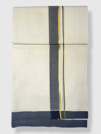Kerala Balaramapuram Pure Cotton Handloom Mundu/Dhoti