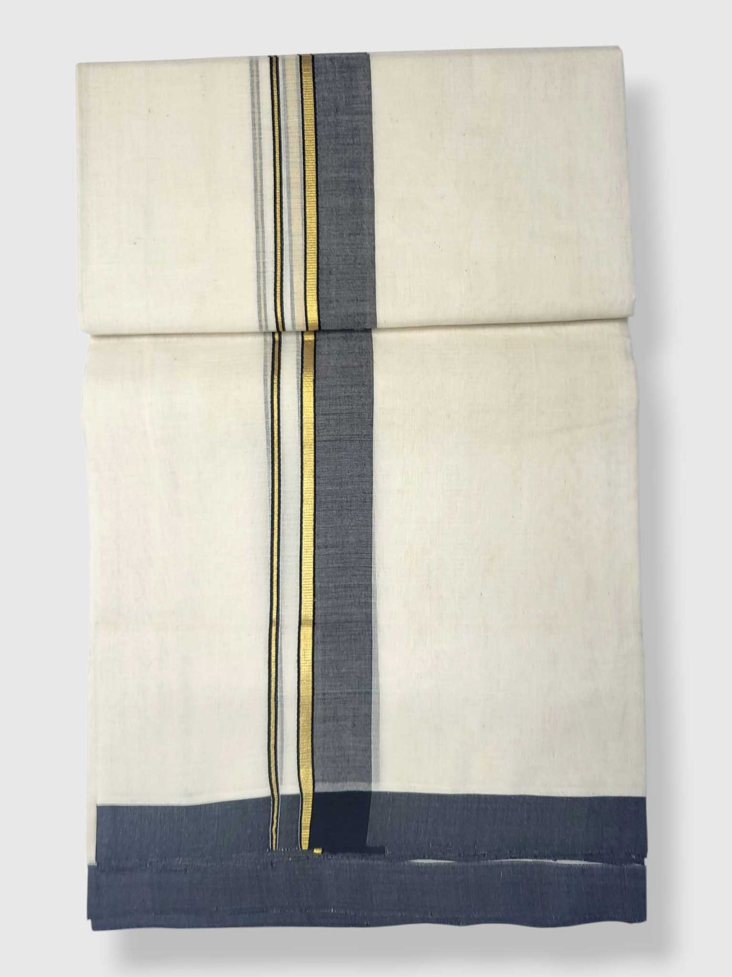 Kerala Balaramapuram Pure Cotton Handloom Mundu/Dhoti