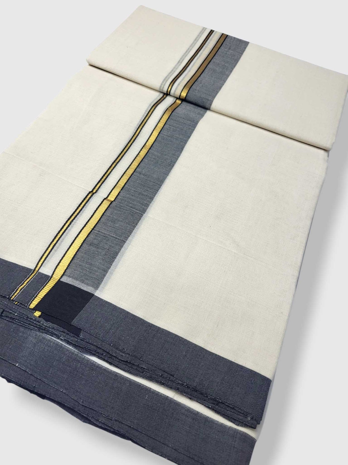 Kerala Balaramapuram Pure Cotton Handloom Mundu/Dhoti