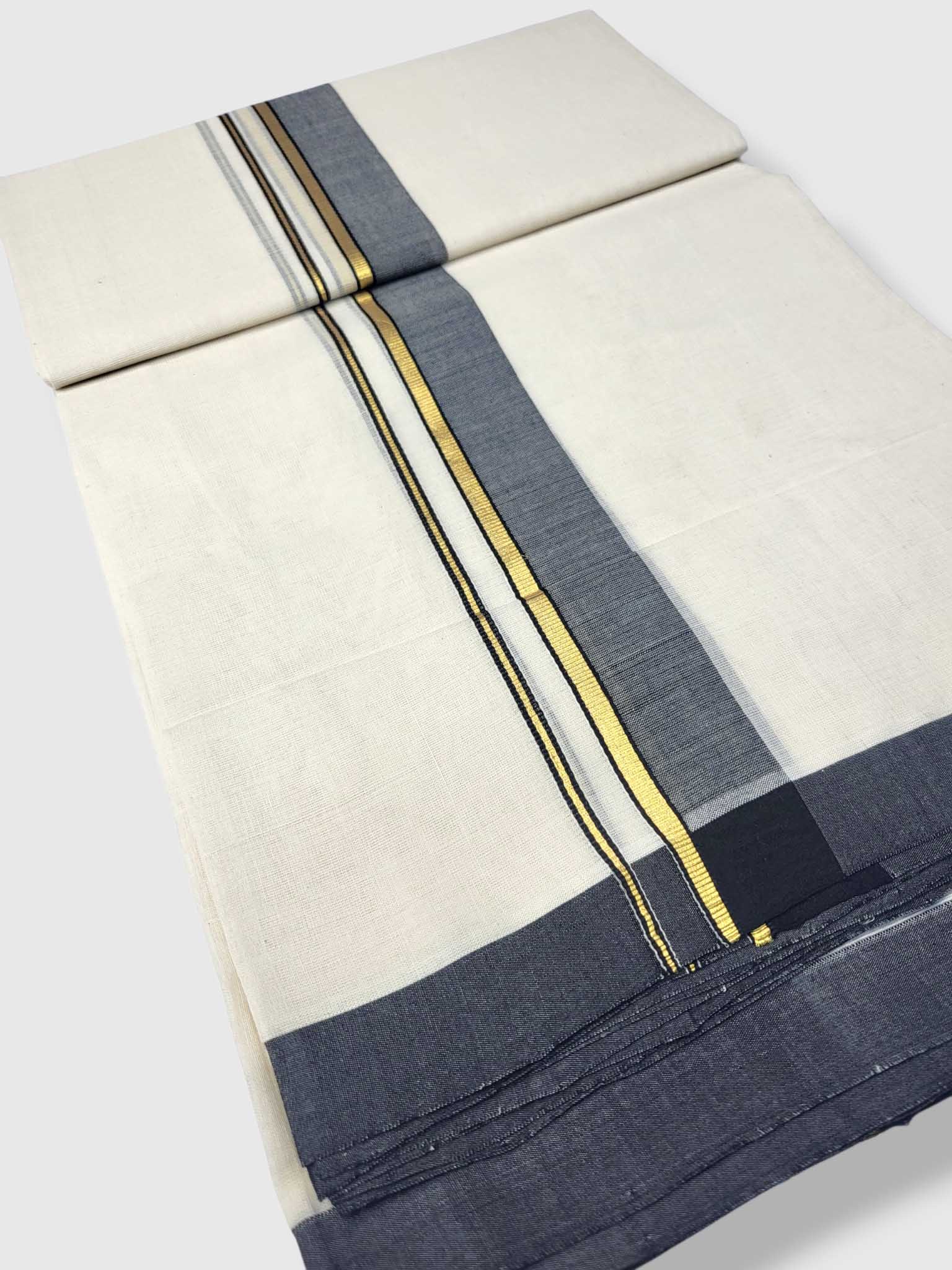 Kerala Balaramapuram Pure Cotton Handloom Mundu/Dhoti