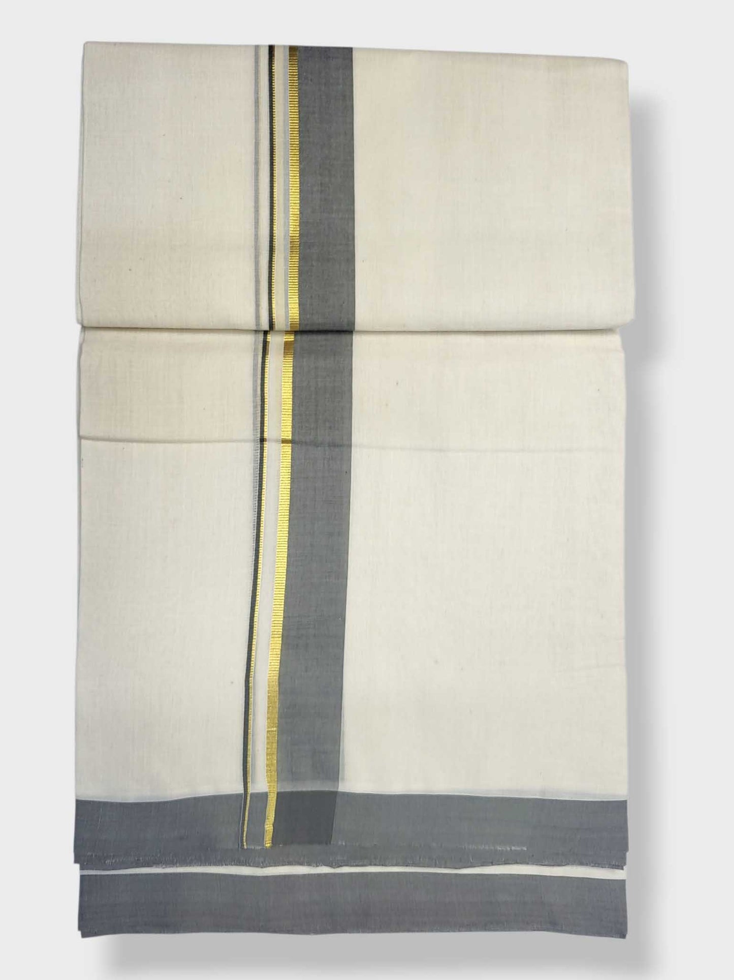 Kerala Balaramapuram Pure Cotton Handloom Mundu/Dhoti