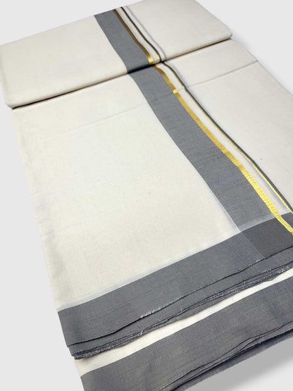 Kerala Balaramapuram Pure Cotton Handloom Mundu/Dhoti