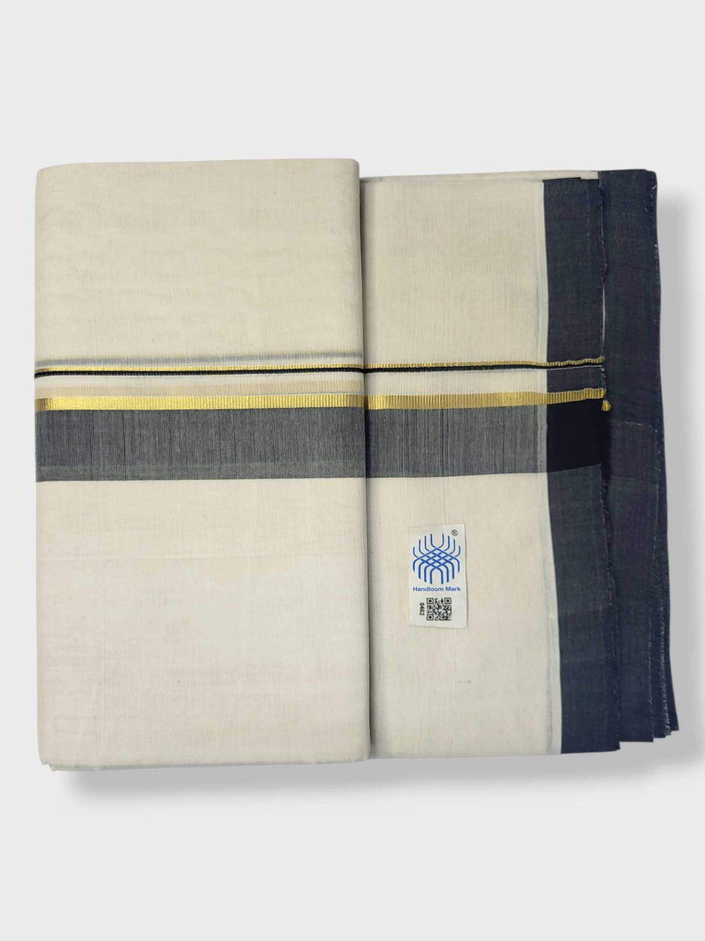 Kerala Balaramapuram Pure Cotton Handloom Mundu/Dhoti
