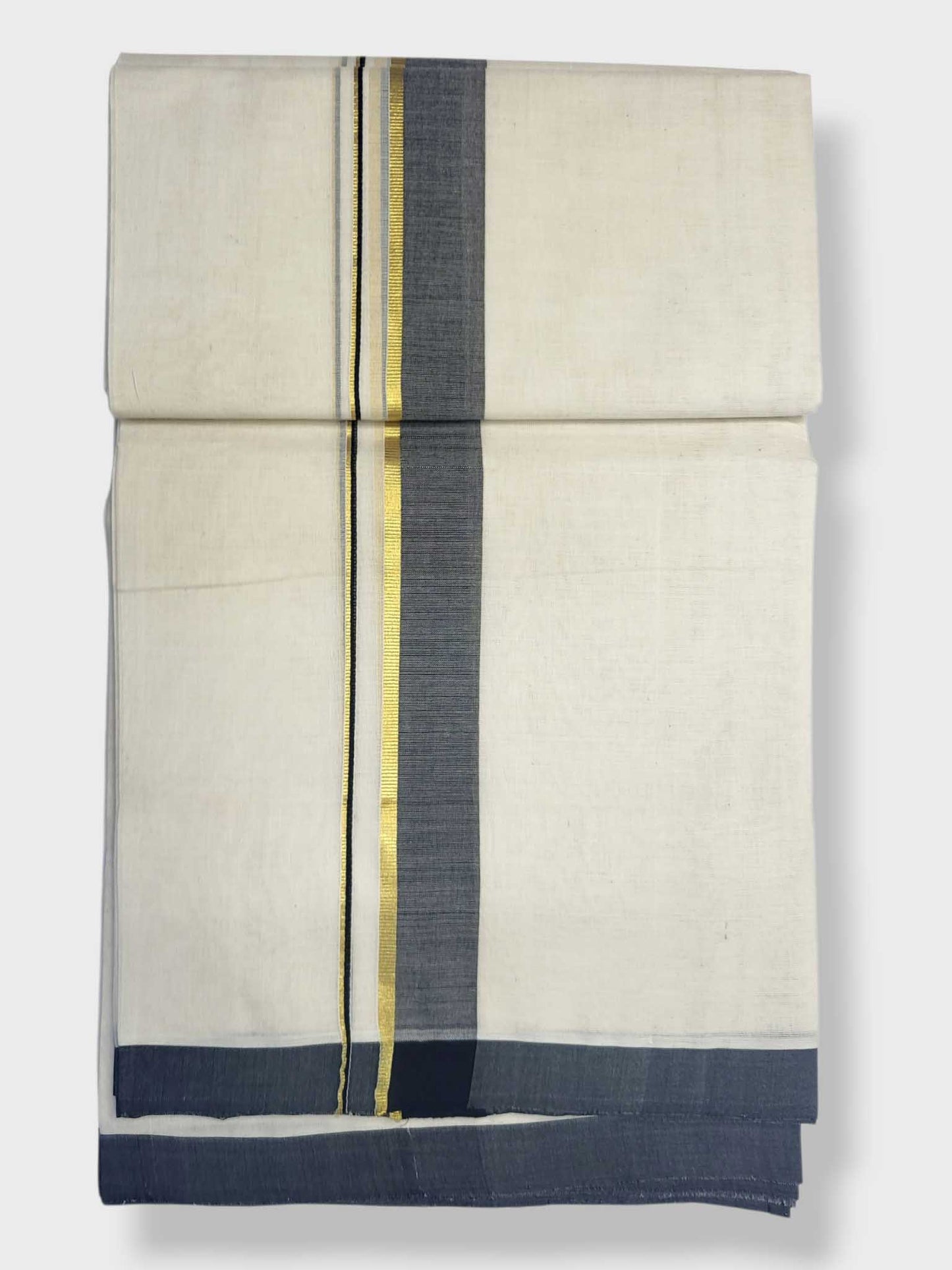 Kerala Balaramapuram Pure Cotton Handloom Mundu/Dhoti