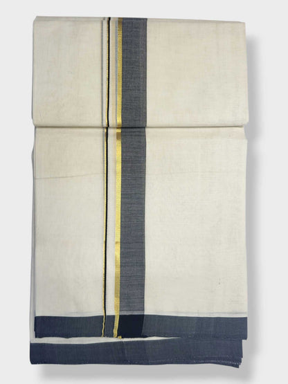 Kerala Balaramapuram Pure Cotton Handloom Mundu/Dhoti