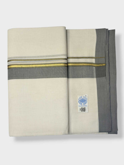 Kerala Balaramapuram Pure Cotton Handloom Mundu/Dhoti