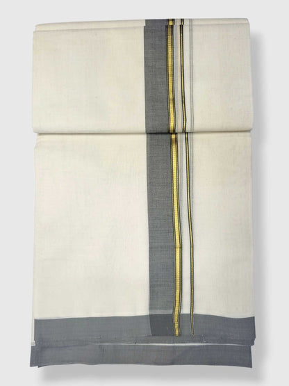 Kerala Balaramapuram Pure Cotton Handloom Mundu/Dhoti