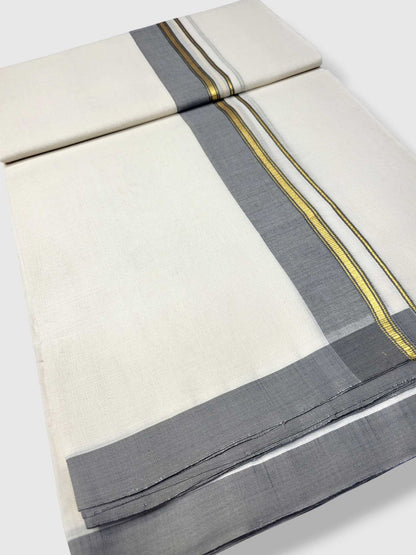Kerala Balaramapuram Pure Cotton Handloom Mundu/Dhoti