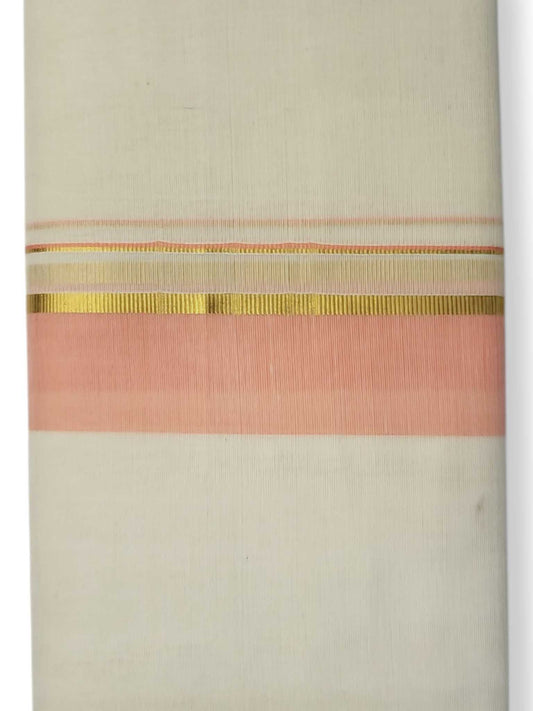 Kerala Balaramapuram Pure Cotton Handloom Mundu/Dhoti