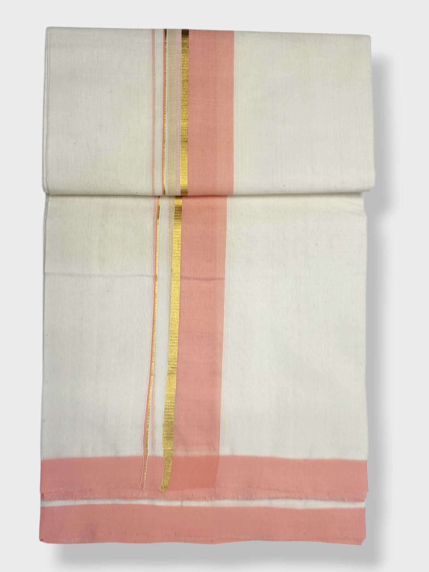 Kerala Balaramapuram Pure Cotton Handloom Mundu/Dhoti