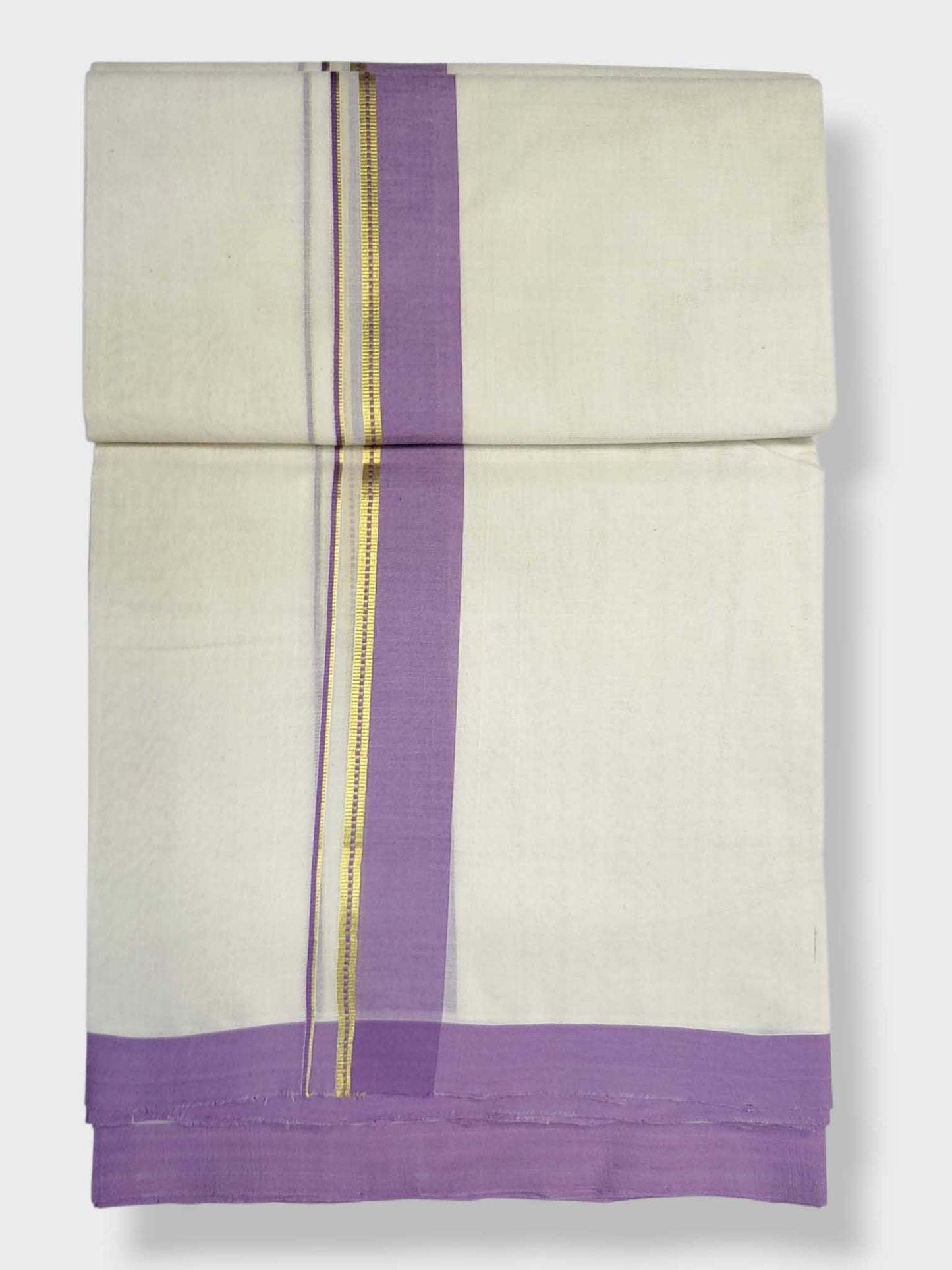 Kerala Balaramapuram Pure Cotton Handloom Mundu/Dhoti