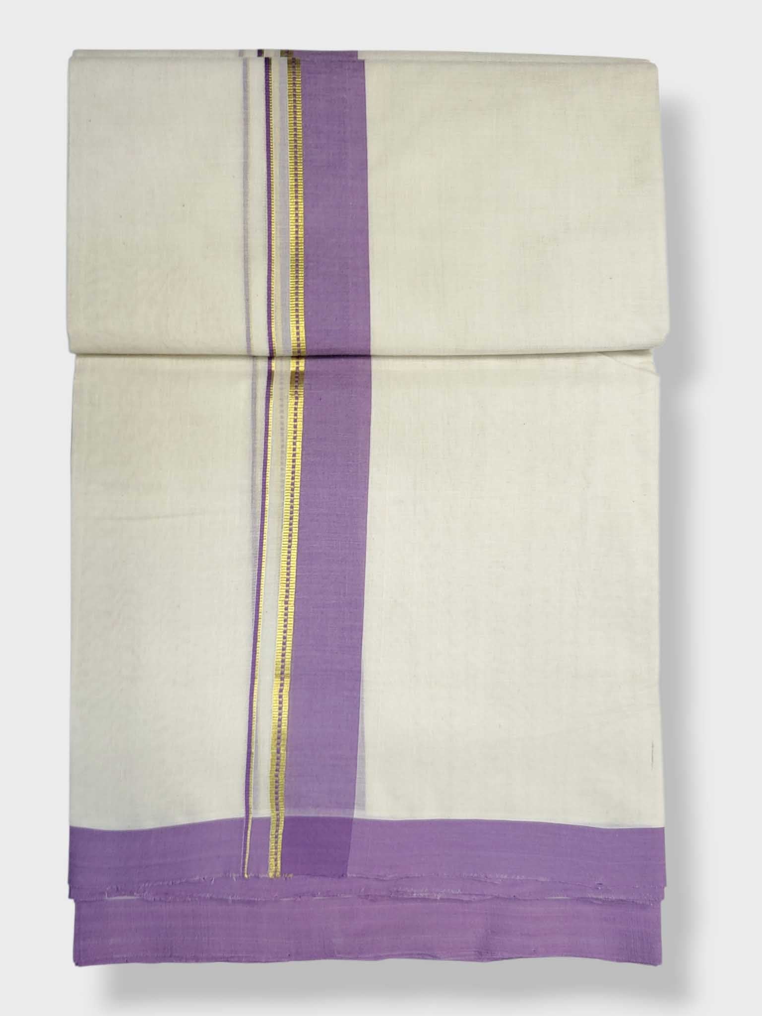 Kerala Balaramapuram Pure Cotton Handloom Mundu/Dhoti