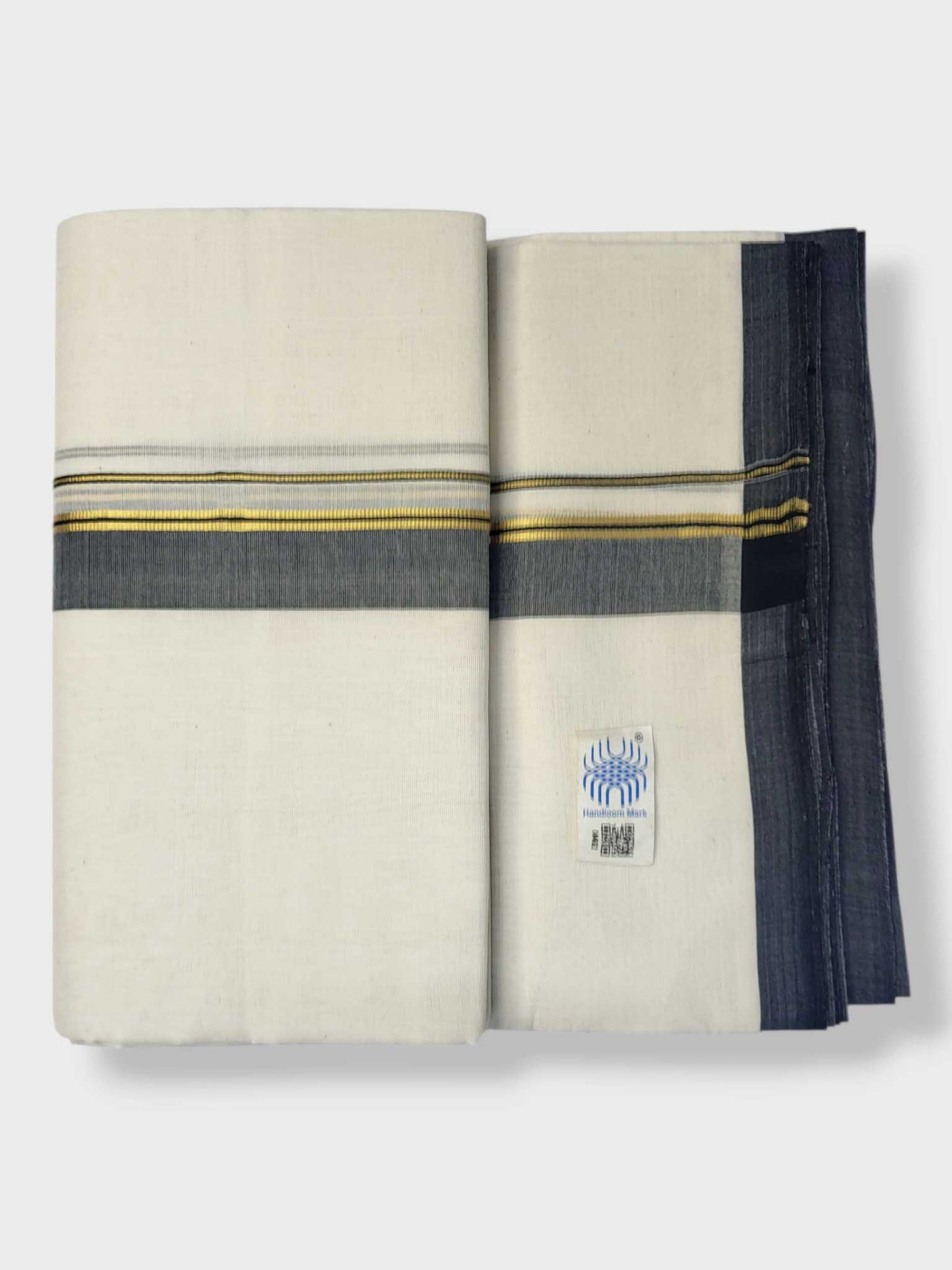 Kerala Balaramapuram Pure Cotton Handloom Mundu/Dhoti