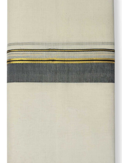 Kerala Balaramapuram Pure Cotton Handloom Mundu/Dhoti