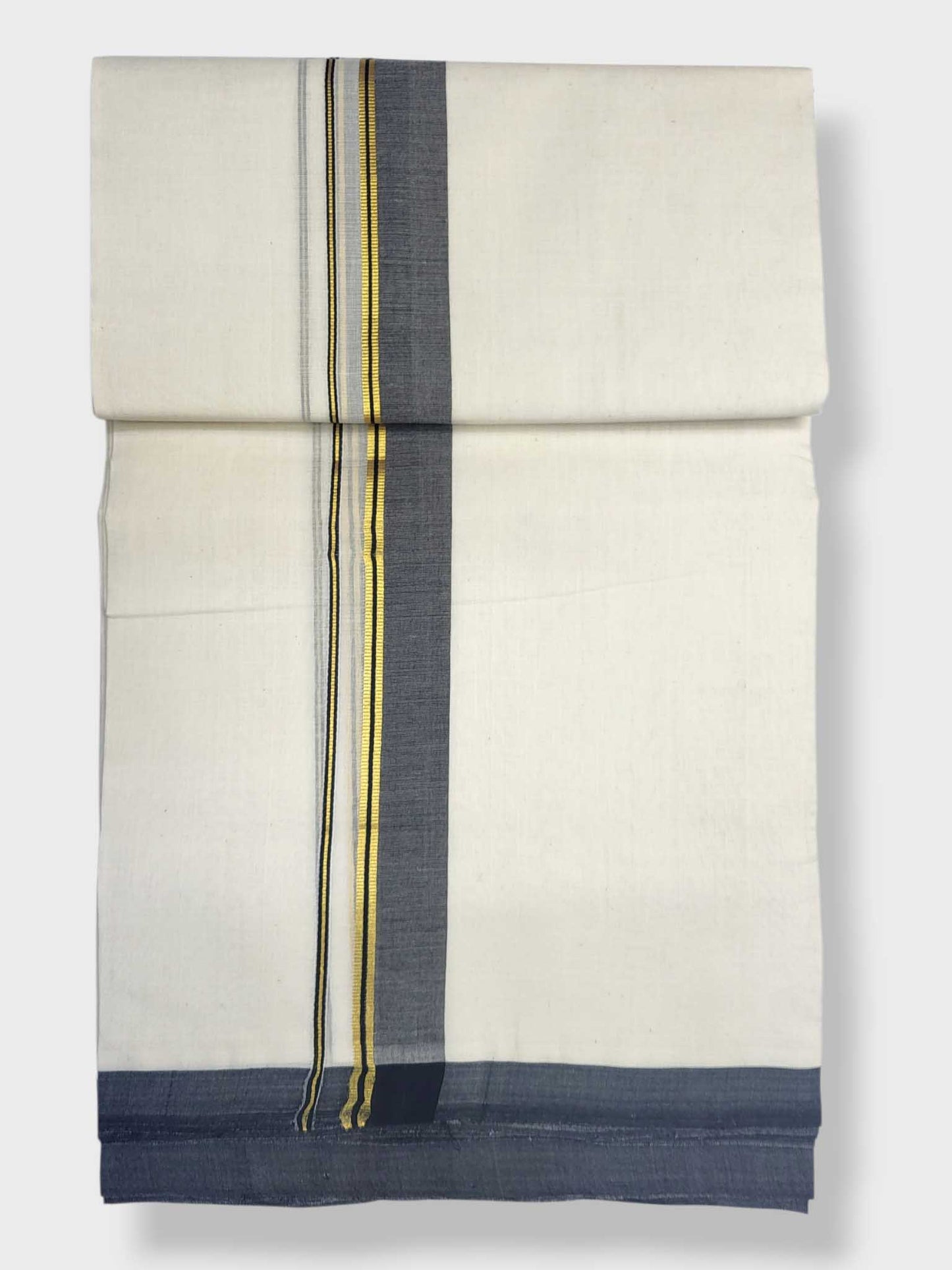 Kerala Balaramapuram Pure Cotton Handloom Mundu/Dhoti