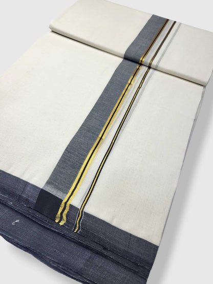 Kerala Balaramapuram Pure Cotton Handloom Mundu/Dhoti