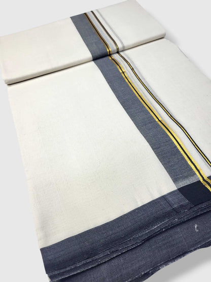 Kerala Balaramapuram Pure Cotton Handloom Mundu/Dhoti