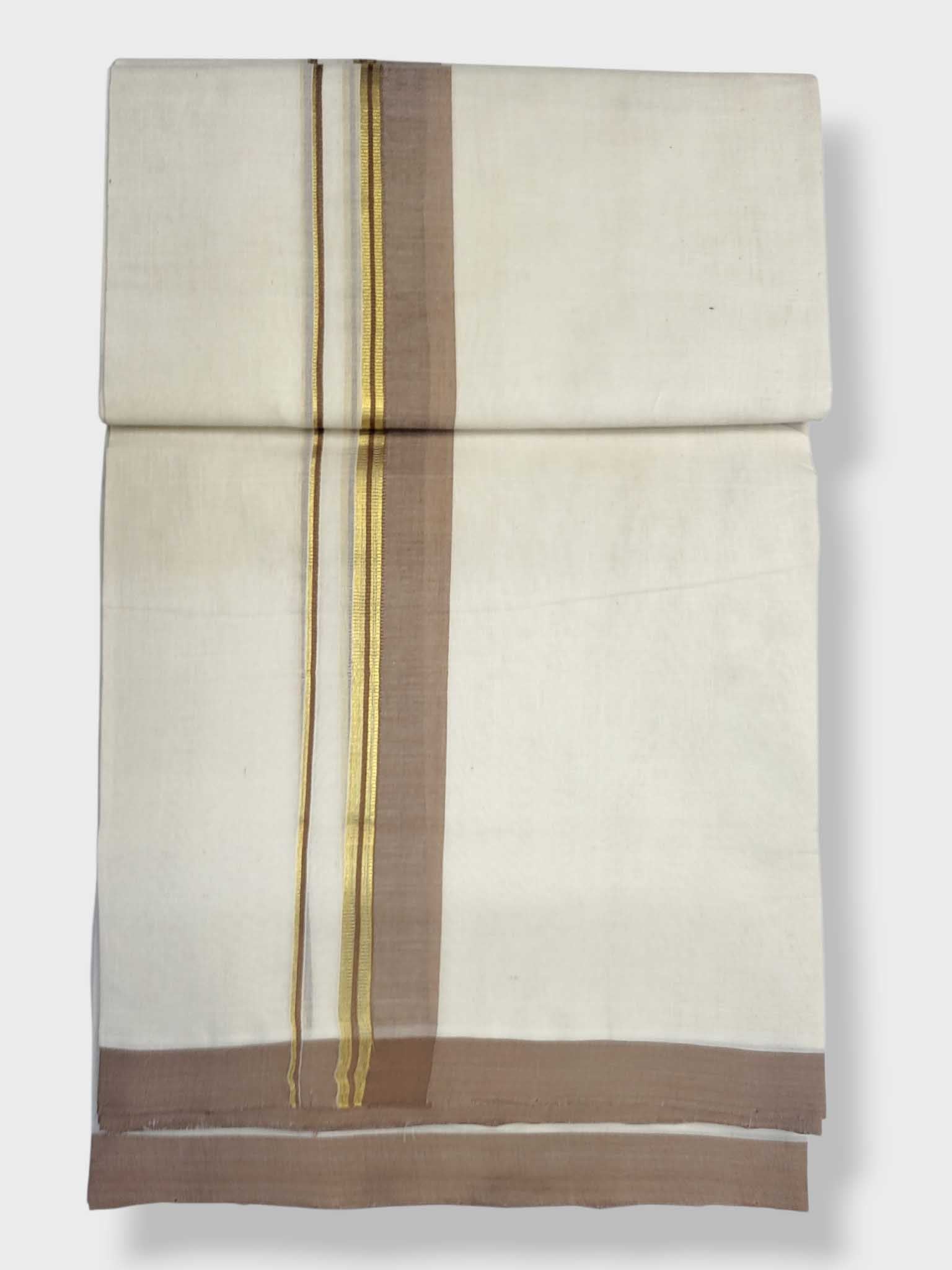 Kerala Balaramapuram Pure Cotton Handloom Mundu/Dhoti