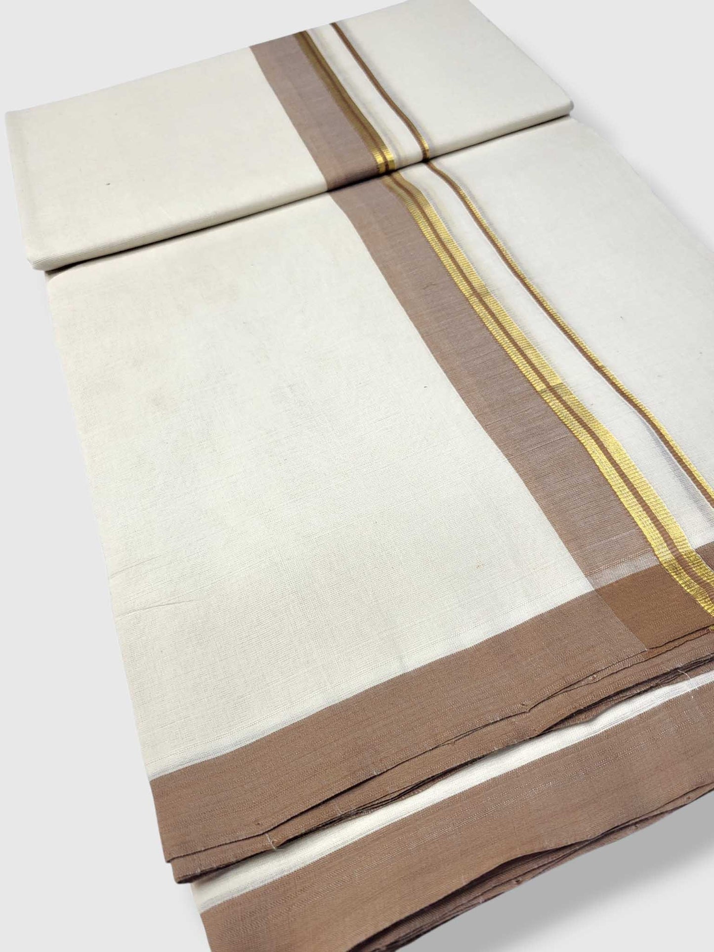 Kerala Balaramapuram Pure Cotton Handloom Mundu/Dhoti