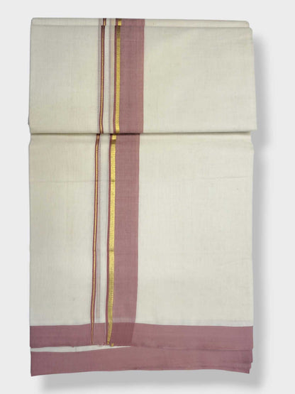 Kerala Balaramapuram Pure Cotton Handloom Mundu/Dhoti
