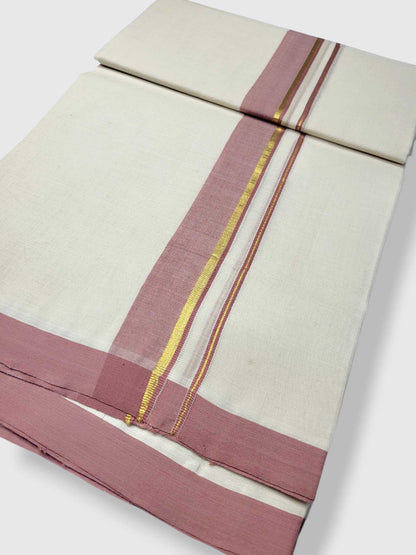 Kerala Balaramapuram Pure Cotton Handloom Mundu/Dhoti