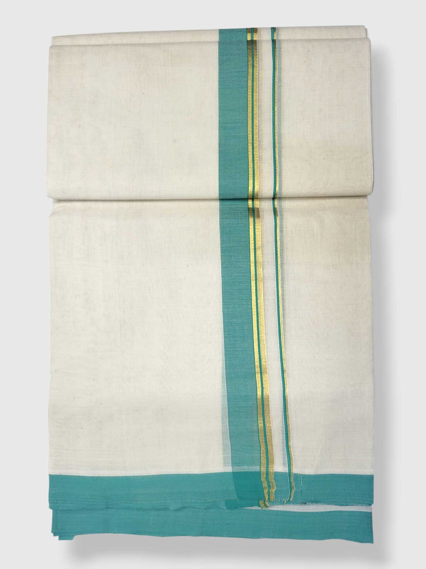 Kerala Balaramapuram Pure Cotton Handloom Mundu/Dhoti