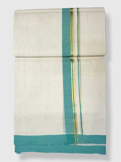 Kerala Balaramapuram Pure Cotton Handloom Mundu/Dhoti
