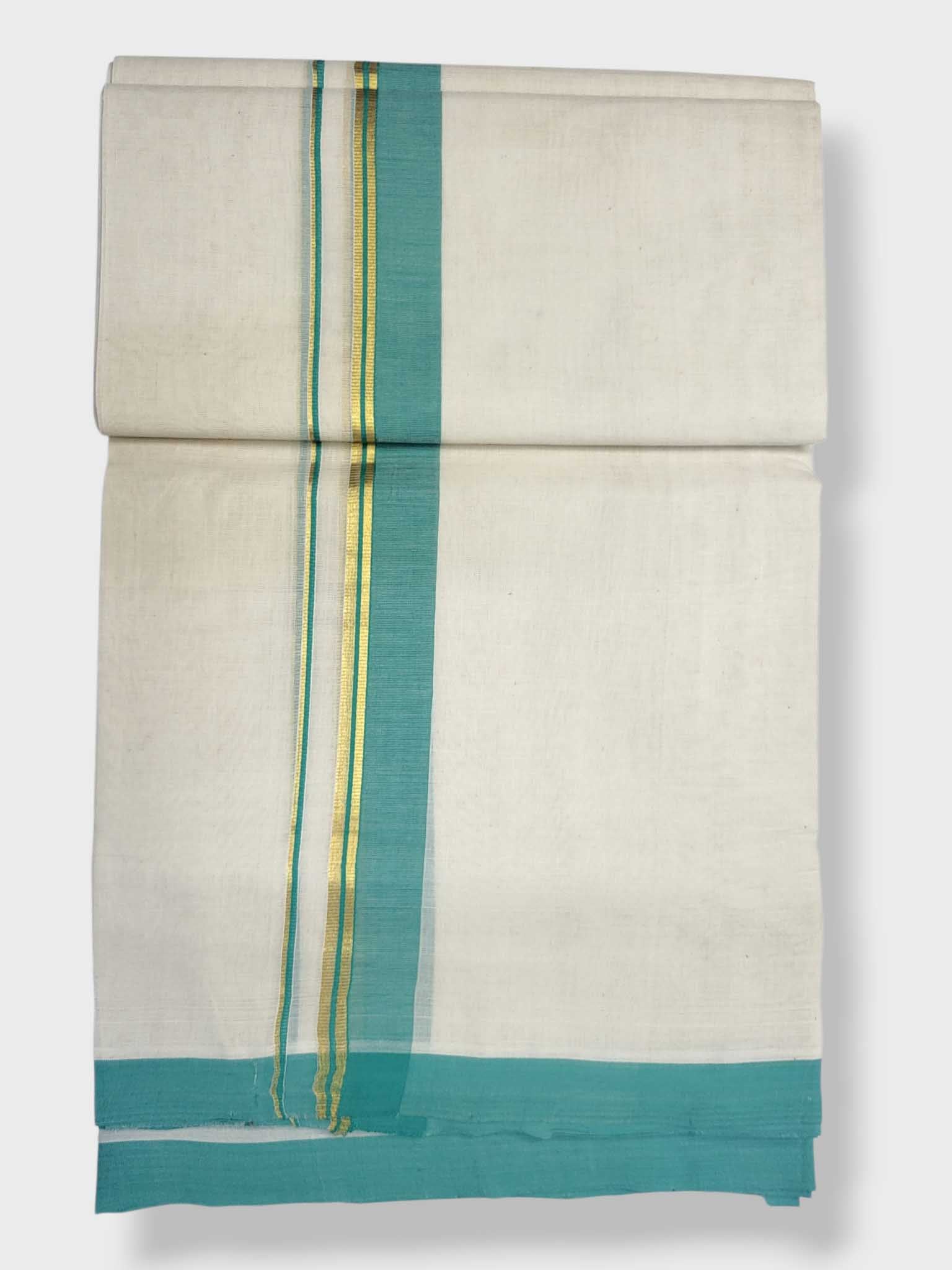 Kerala Balaramapuram Pure Cotton Handloom Mundu/Dhoti