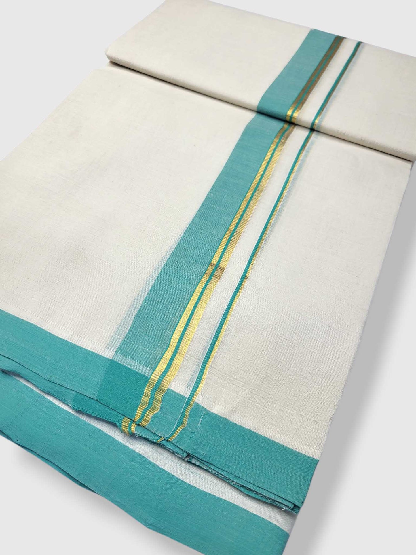 Kerala Balaramapuram Pure Cotton Handloom Mundu/Dhoti