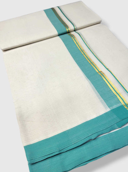 Kerala Balaramapuram Pure Cotton Handloom Mundu/Dhoti