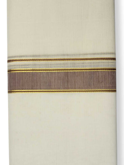 Kerala Balaramapuram Pure Cotton Handloom Mundu/Dhoti
