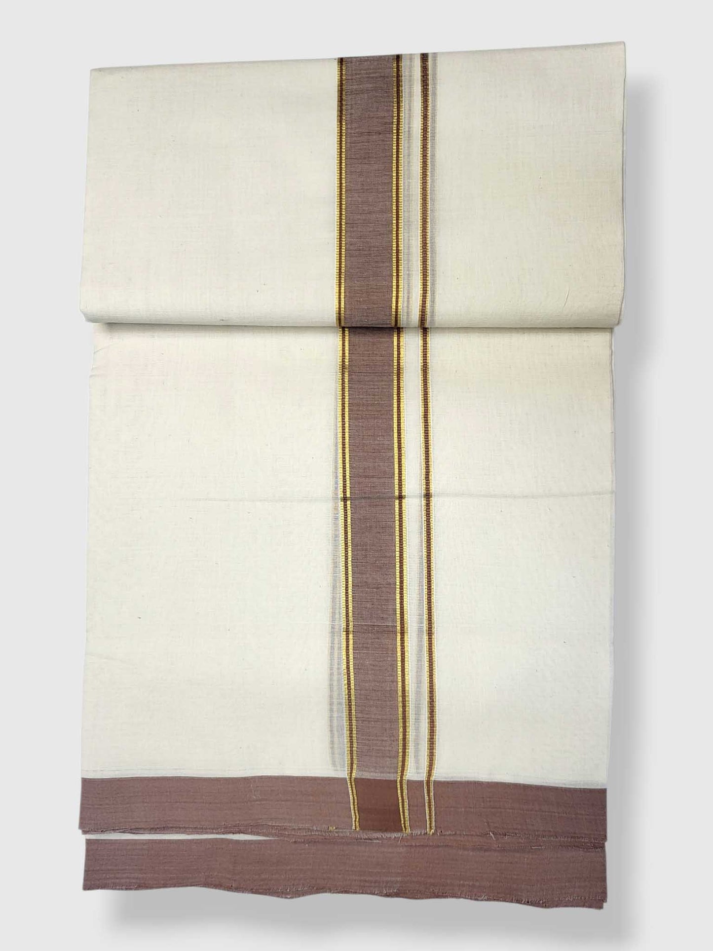 Kerala Balaramapuram Pure Cotton Handloom Mundu/Dhoti