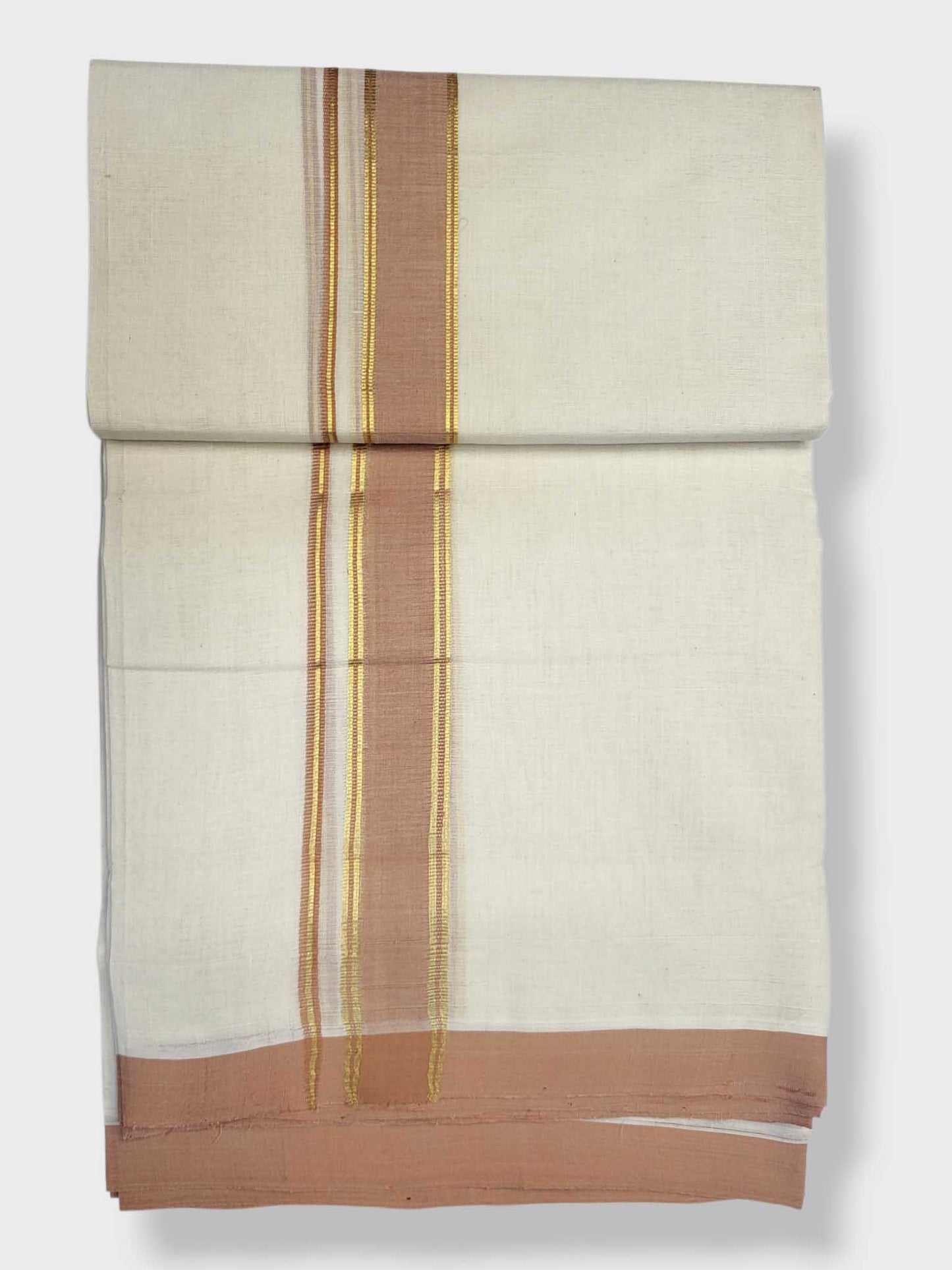 Kerala Balaramapuram Pure Cotton Handloom Mundu/Dhoti