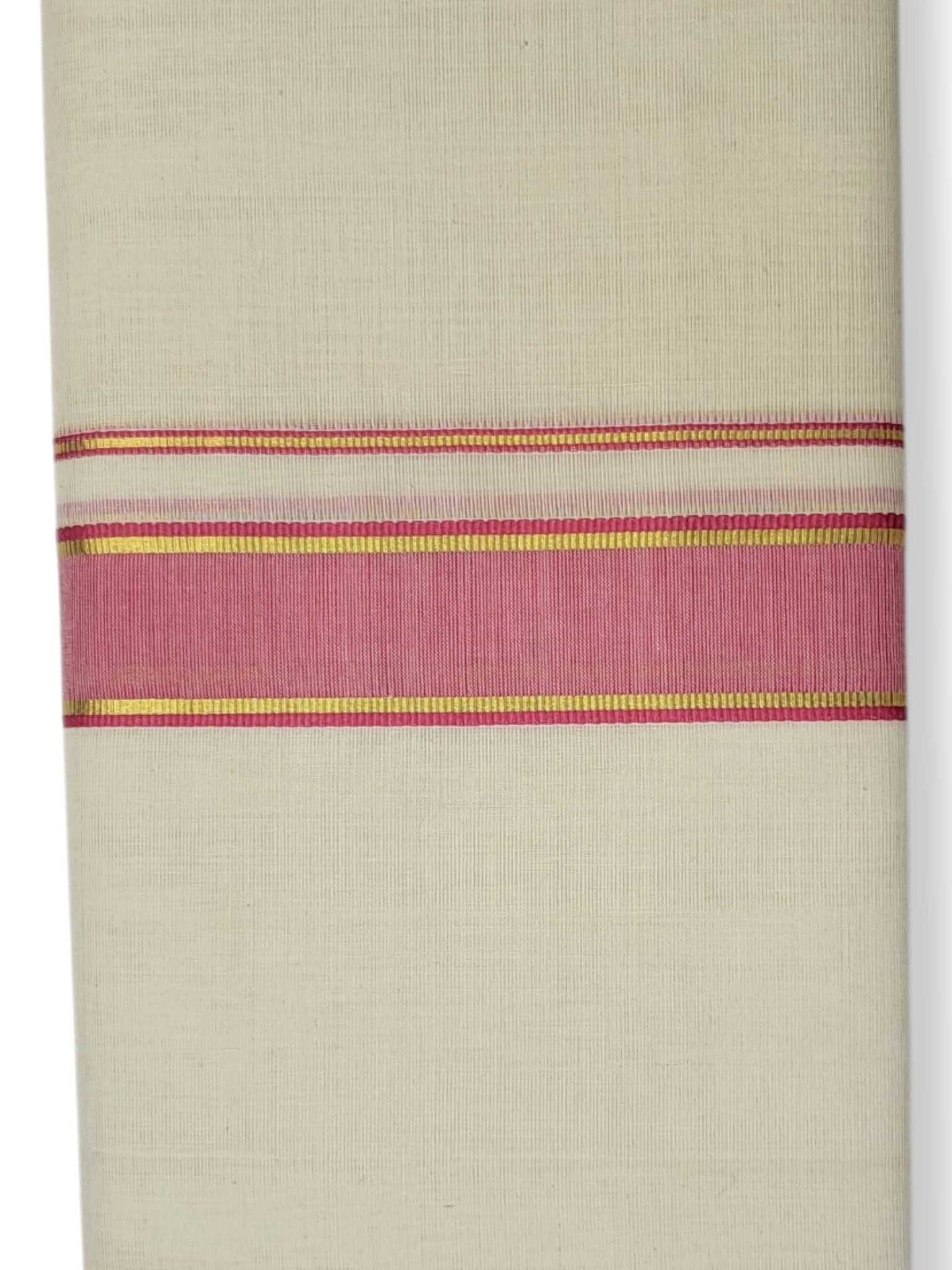 Kerala Balaramapuram Pure Cotton Handloom Mundu/Dhoti