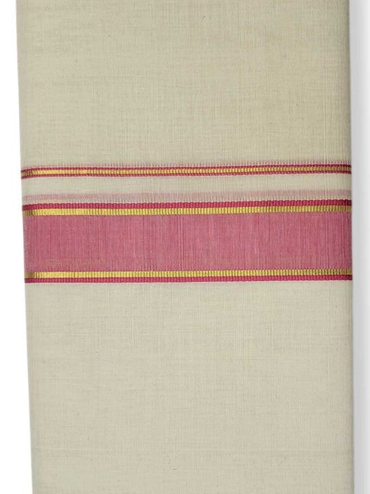 Kerala Balaramapuram Pure Cotton Handloom Mundu/Dhoti
