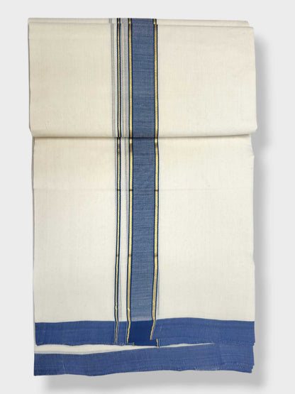 Kerala Balaramapuram Pure Cotton Handloom Mundu/Dhoti