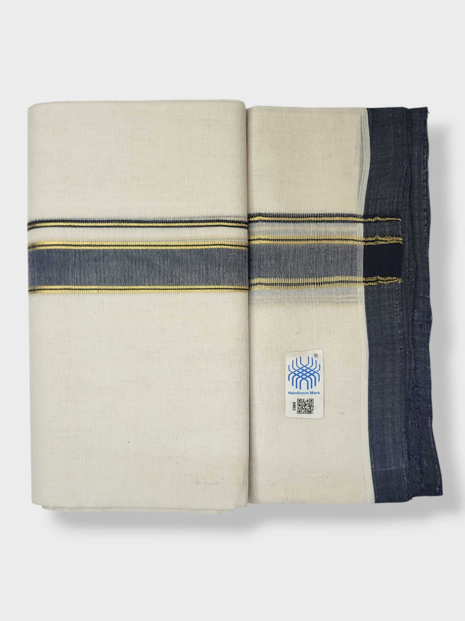 Kerala Balaramapuram Pure Cotton Handloom Mundu/Dhoti