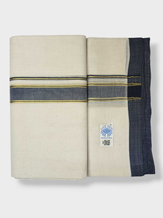 Kerala Balaramapuram Pure Cotton Handloom Mundu/Dhoti