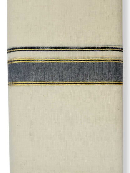 Kerala Balaramapuram Pure Cotton Handloom Mundu/Dhoti