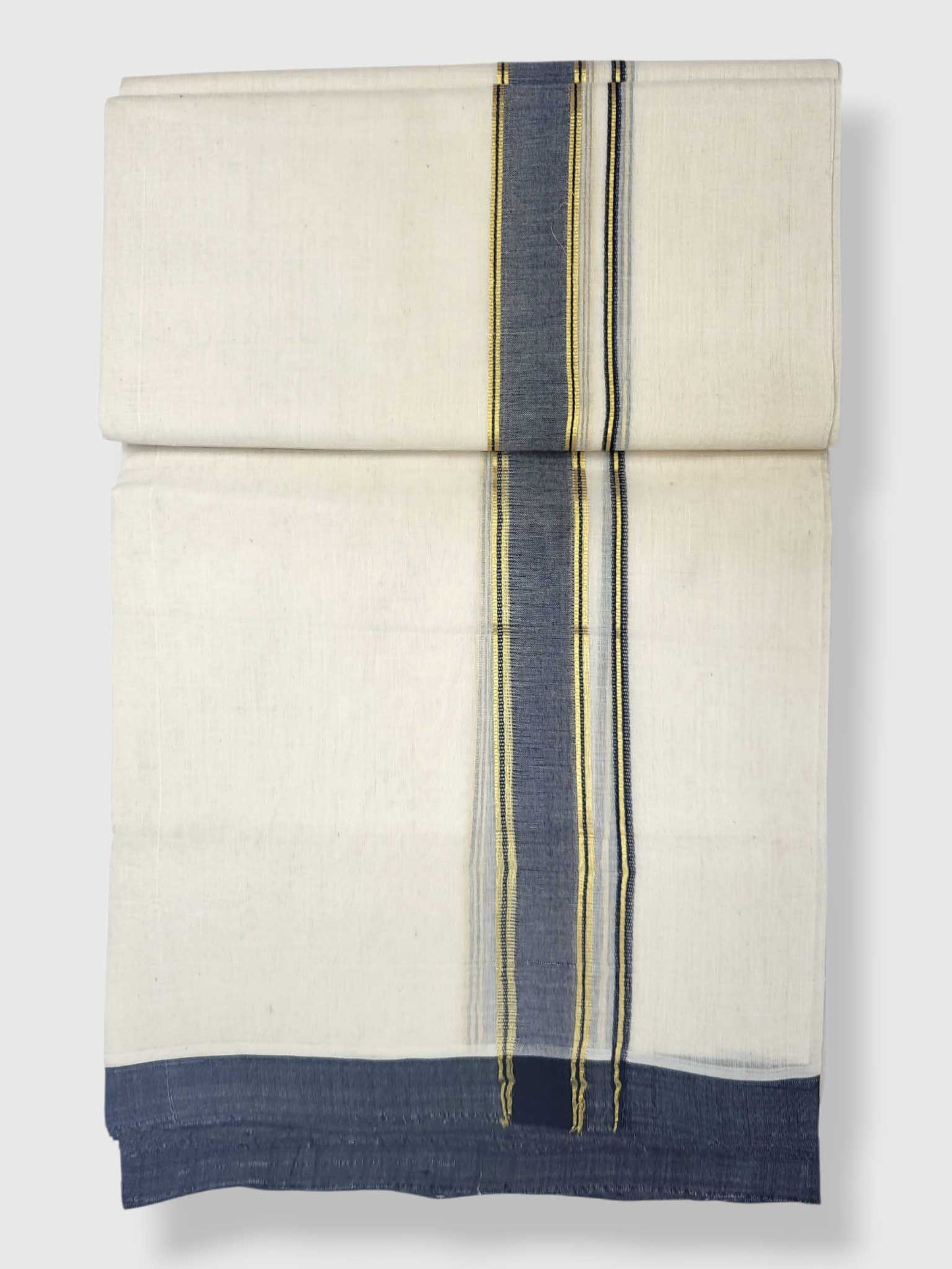 Kerala Balaramapuram Pure Cotton Handloom Mundu/Dhoti