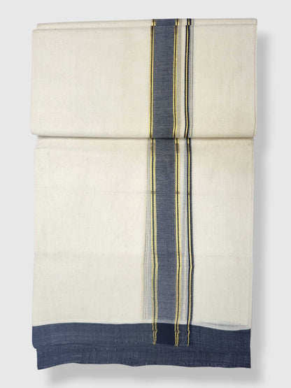 Kerala Balaramapuram Pure Cotton Handloom Mundu/Dhoti