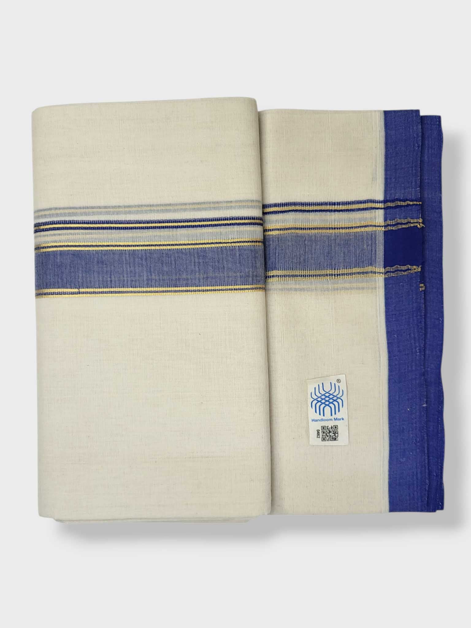 Kerala Balaramapuram Pure Cotton Handloom Mundu/Dhoti