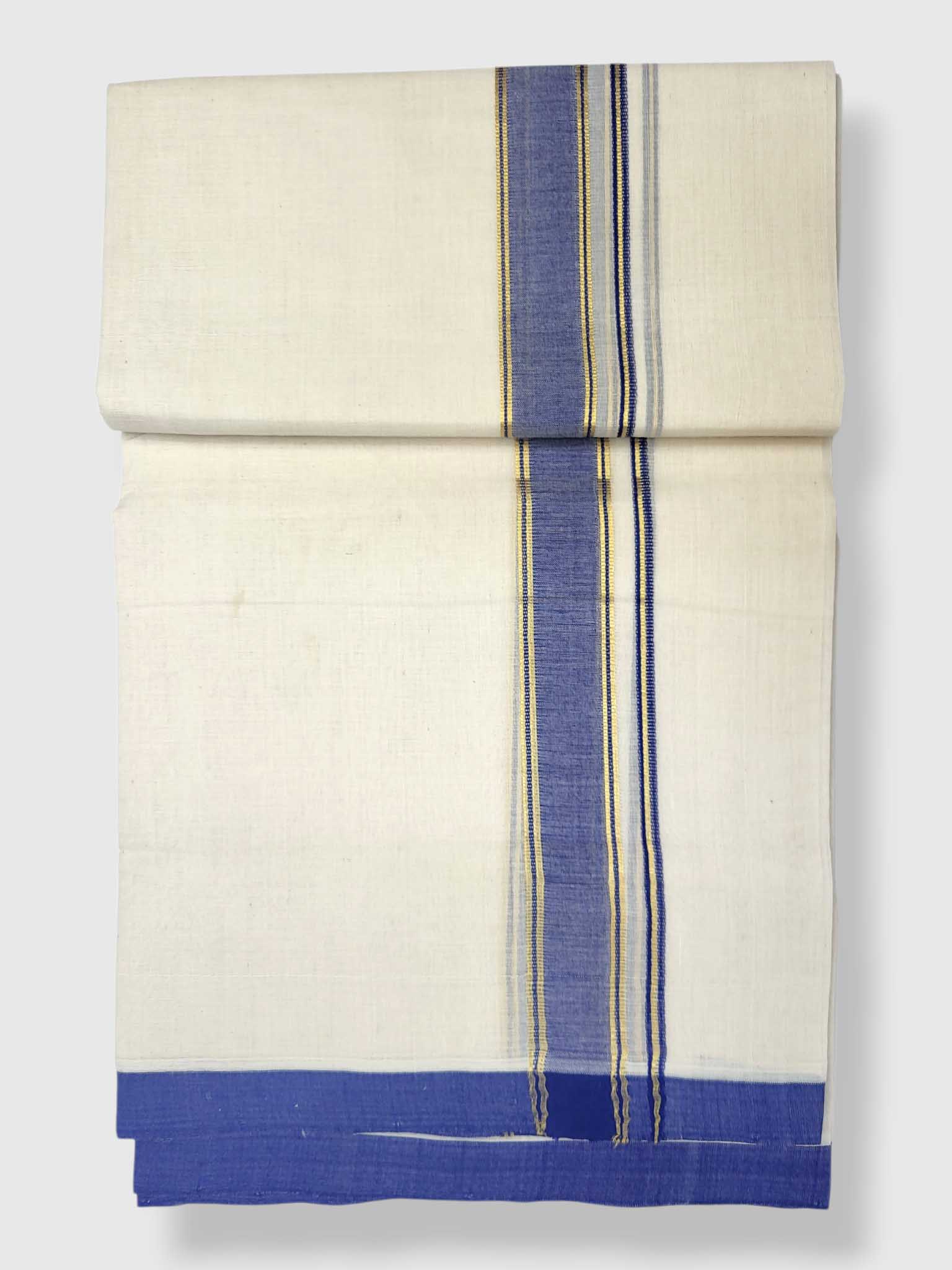 Kerala Balaramapuram Pure Cotton Handloom Mundu/Dhoti