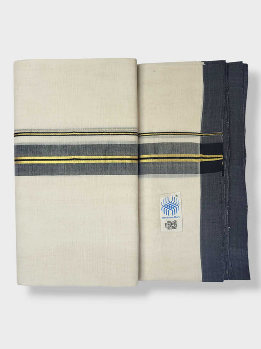 Kerala Balaramapuram Pure Cotton Handloom Mundu/Dhoti