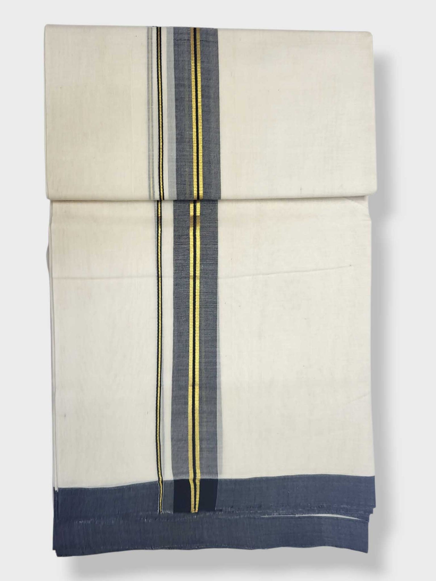 Kerala Balaramapuram Pure Cotton Handloom Mundu/Dhoti