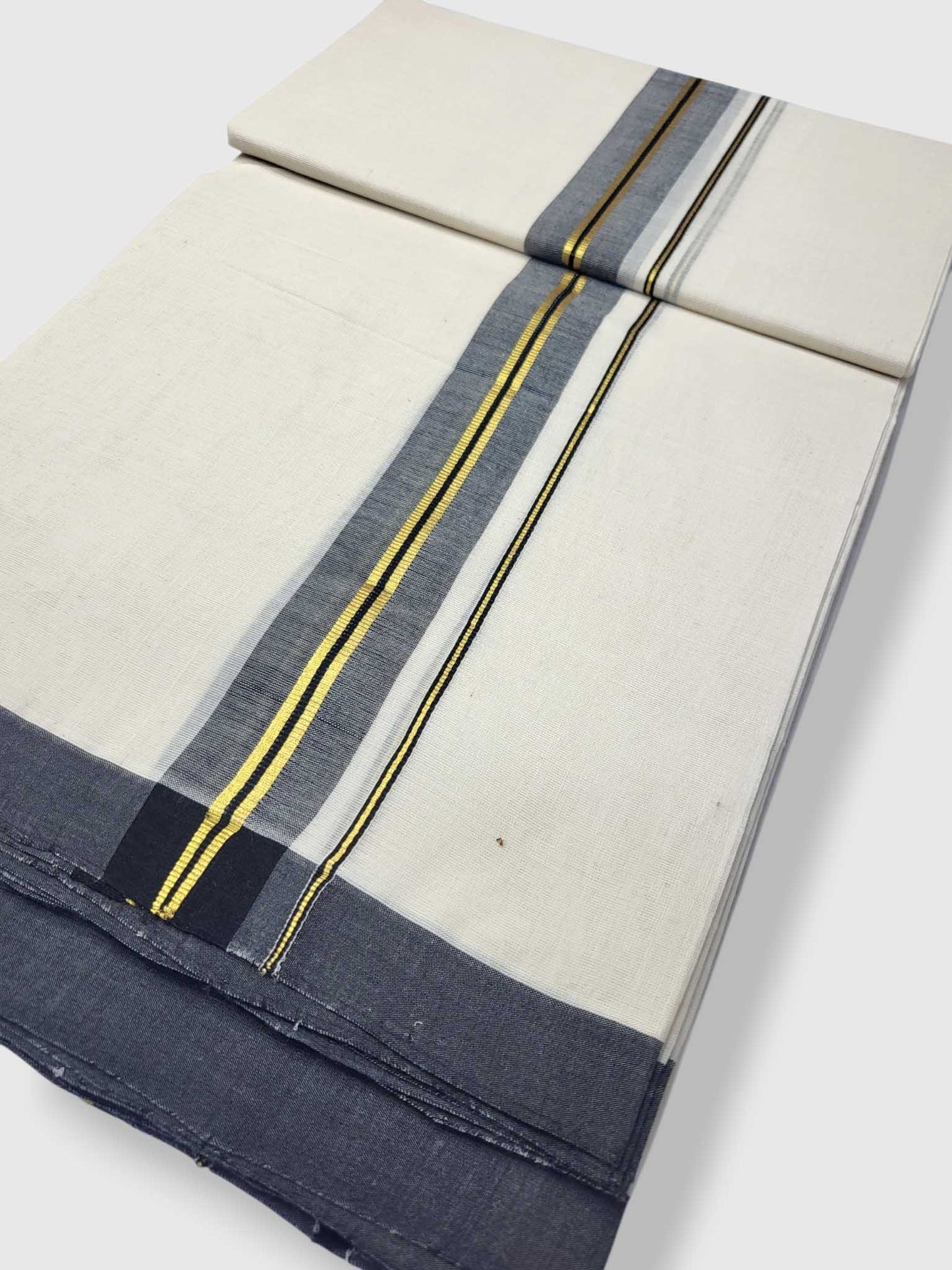 Kerala Balaramapuram Pure Cotton Handloom Mundu/Dhoti