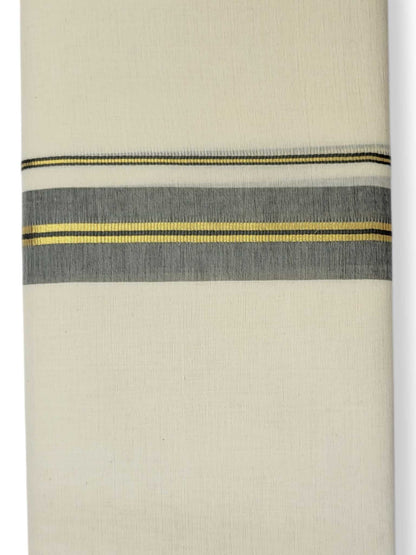 Kerala Balaramapuram Pure Cotton Handloom Mundu/Dhoti