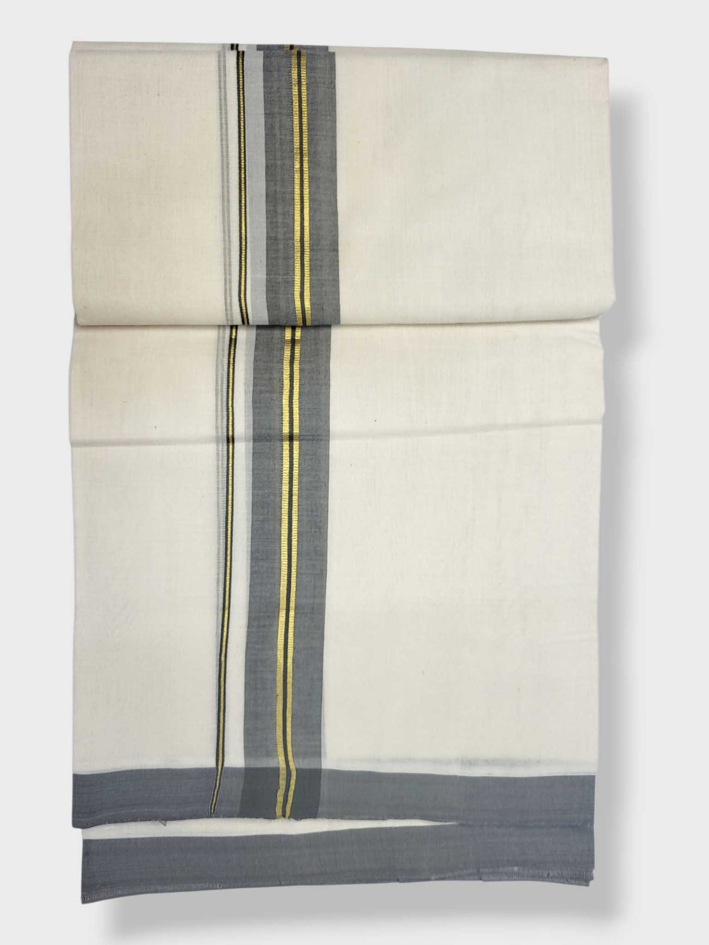 Kerala Balaramapuram Pure Cotton Handloom Mundu/Dhoti