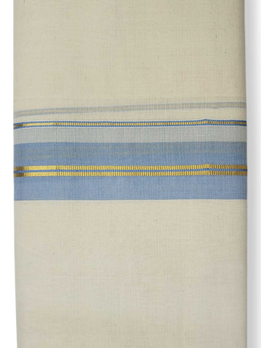 Kerala Balaramapuram Pure Cotton Handloom Mundu/Dhoti